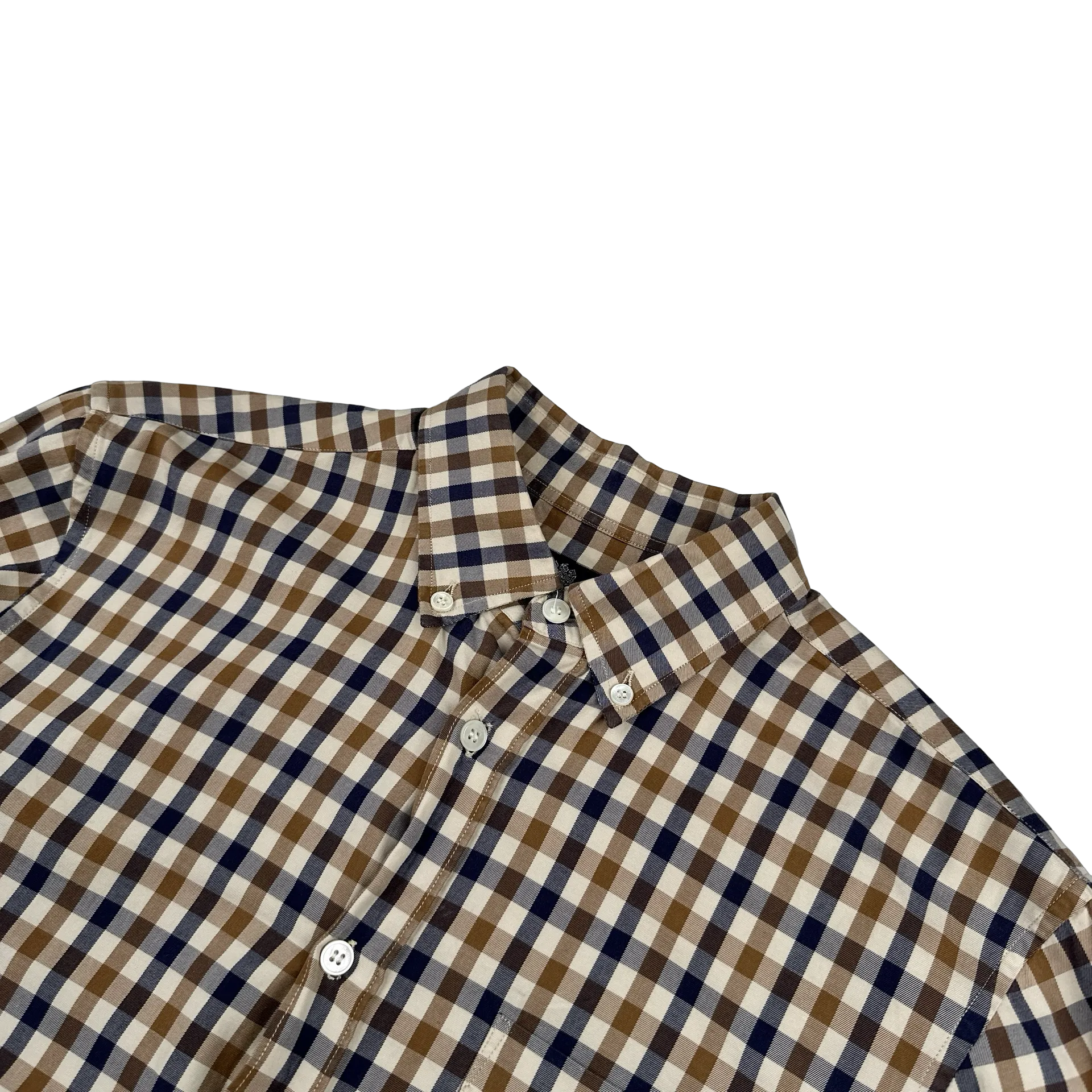 Aquascutum Classic Nova Checked Shirt - Small