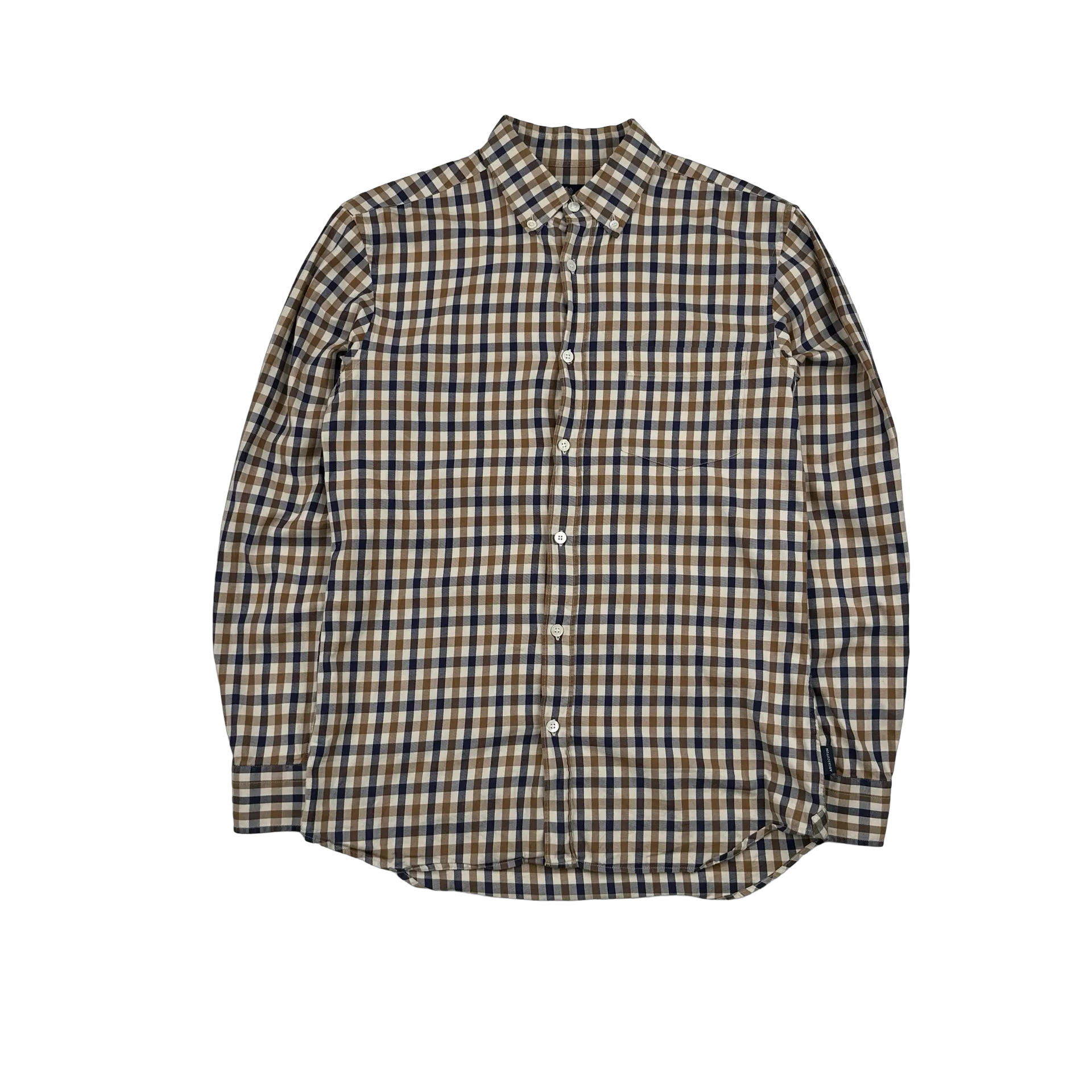 Aquascutum Classic Nova Checked Shirt - Small