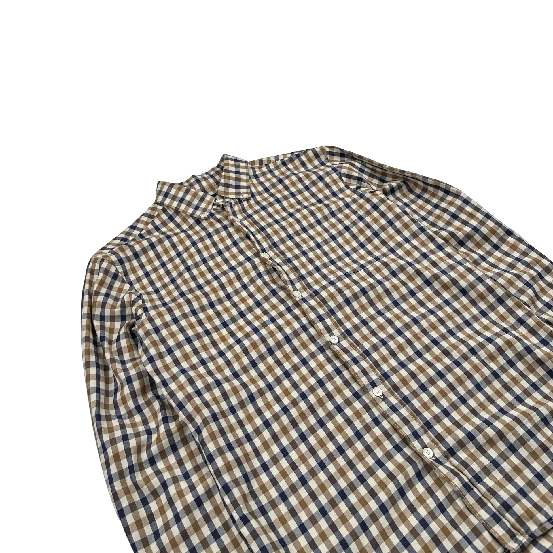Aquascutum Classic Nova Checked Shirt - Small