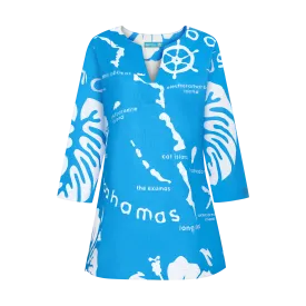 ARCHIPELAGO TUNIC- CERULEAN