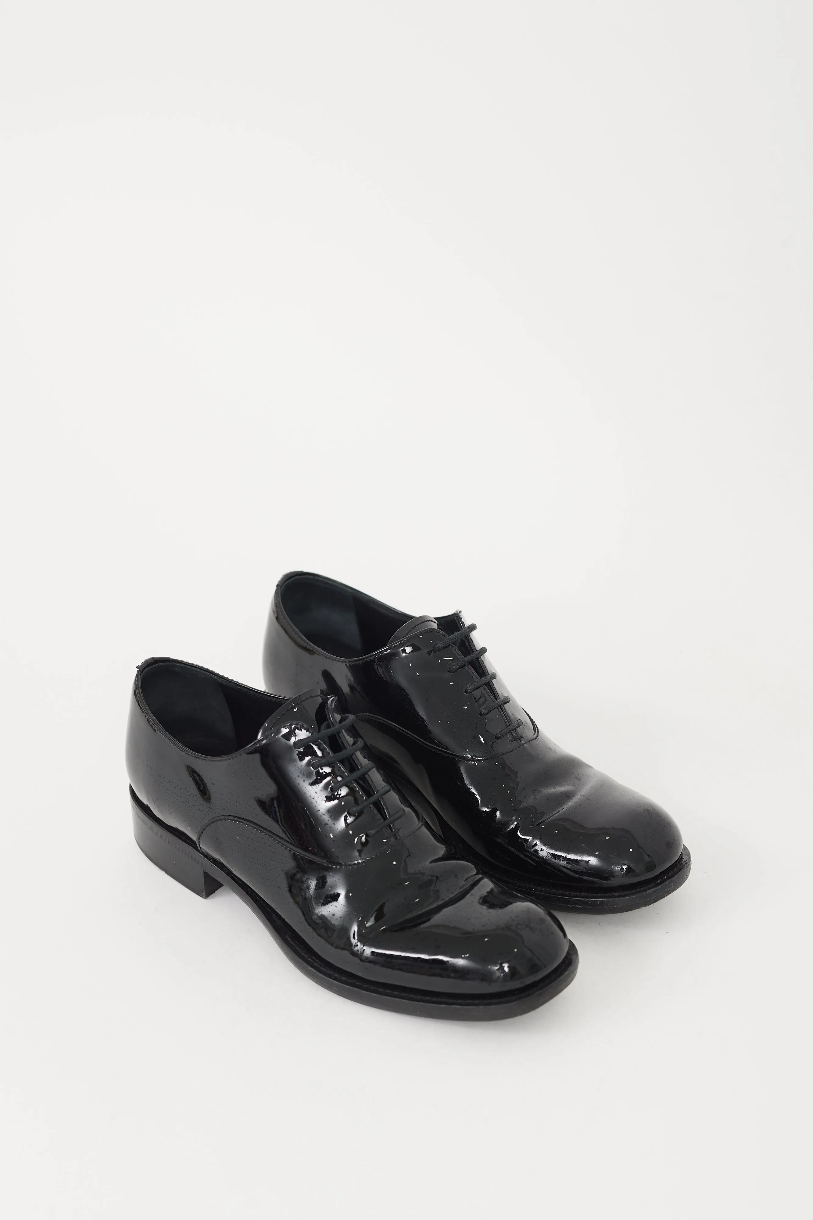 Black Patent Leather Oxford