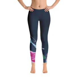 Black Rose Leggings