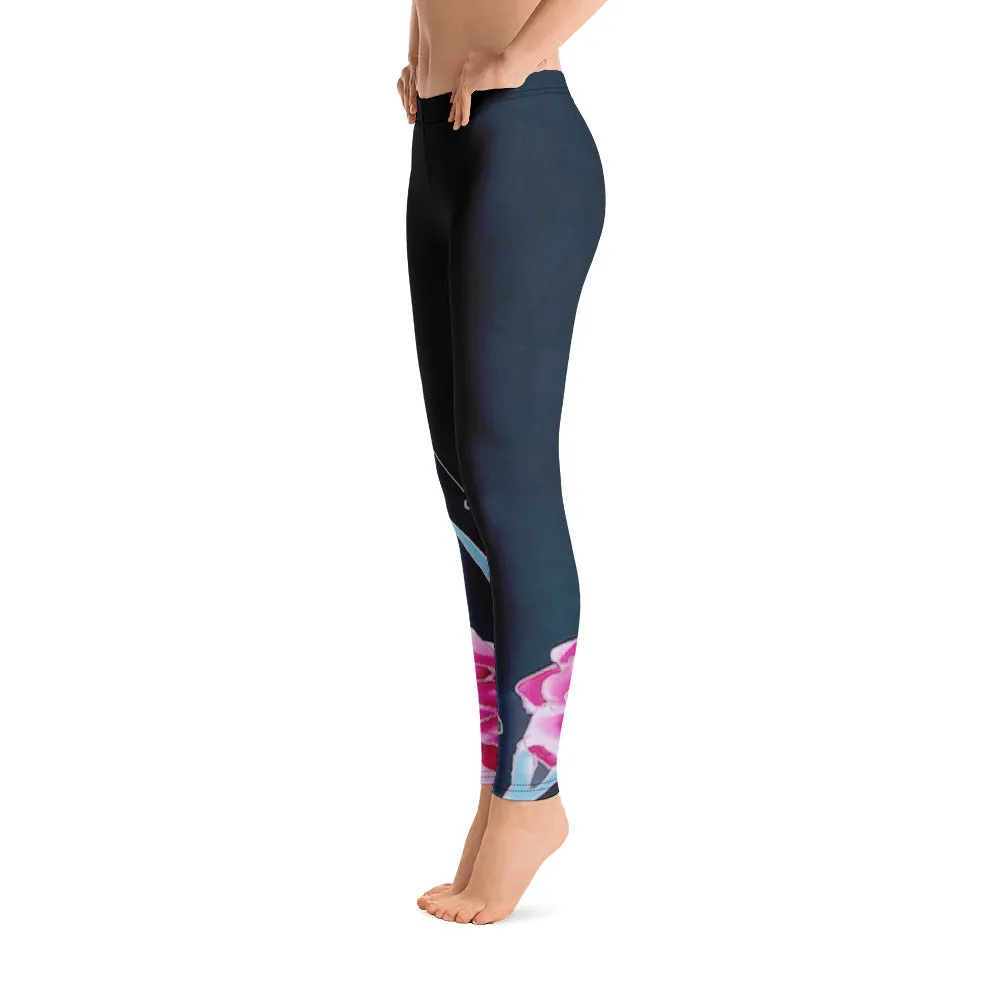 Black Rose Leggings