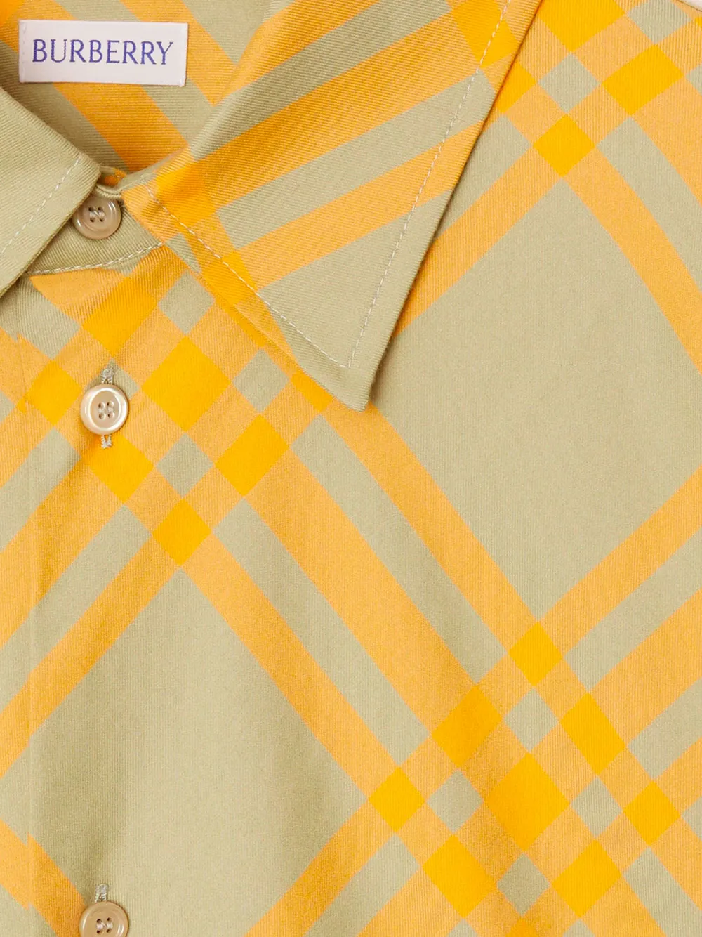 Checked flannel overshirt