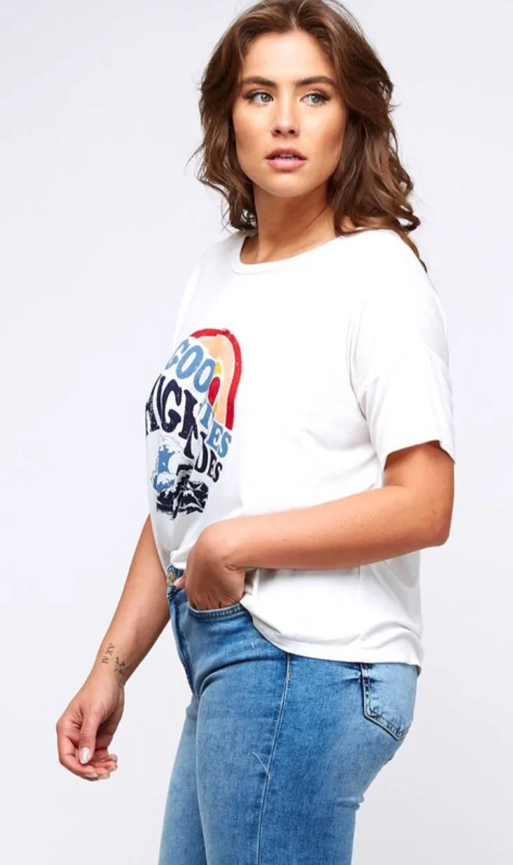 Good Vibes High Tides Graphic Tee