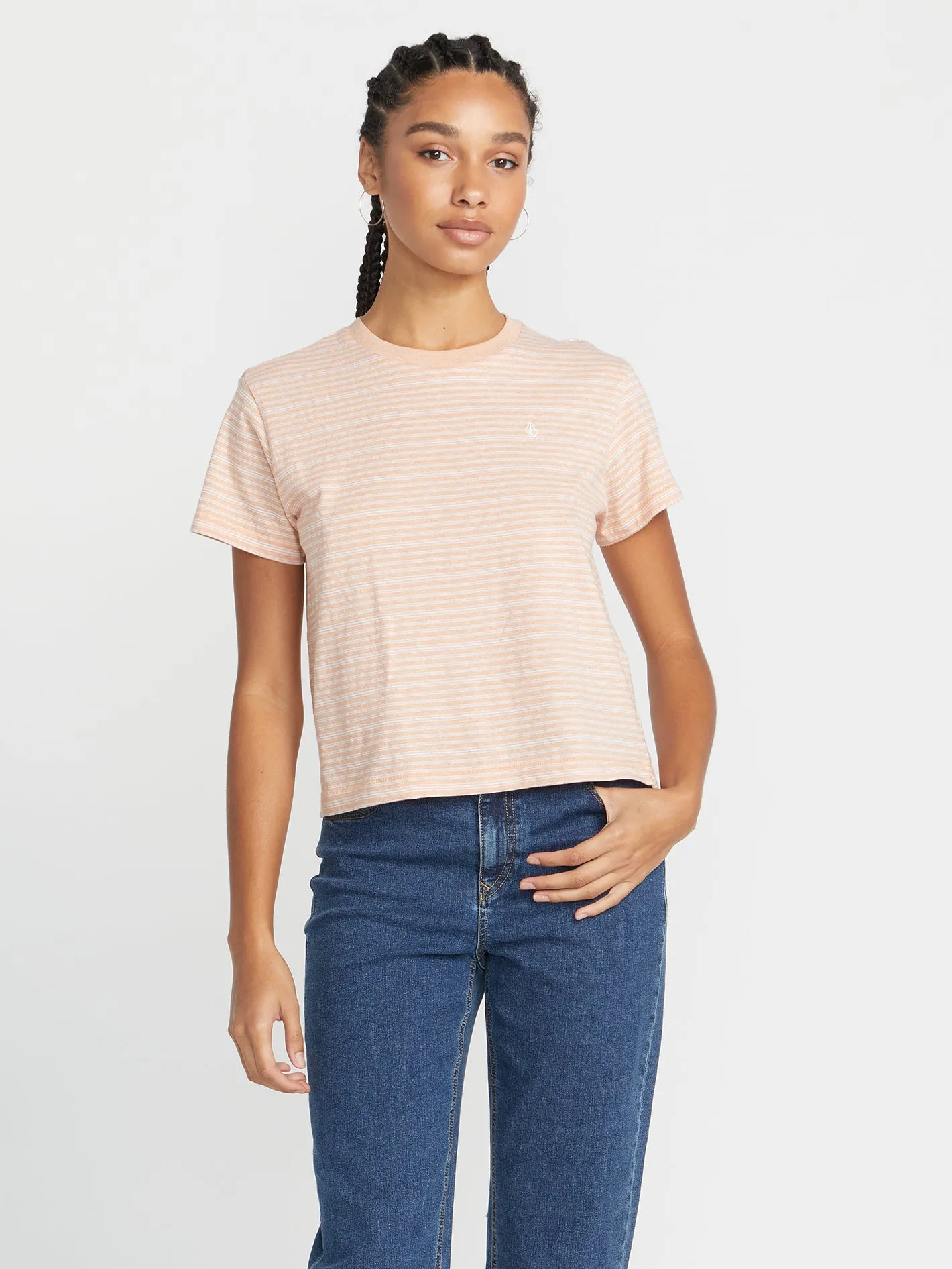 Halite Stripe Short Sleeve Shirt - Clay