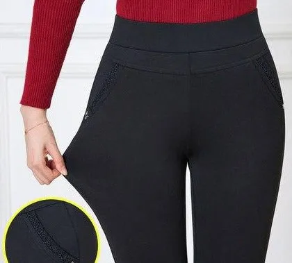 High Waist Casual Trousers