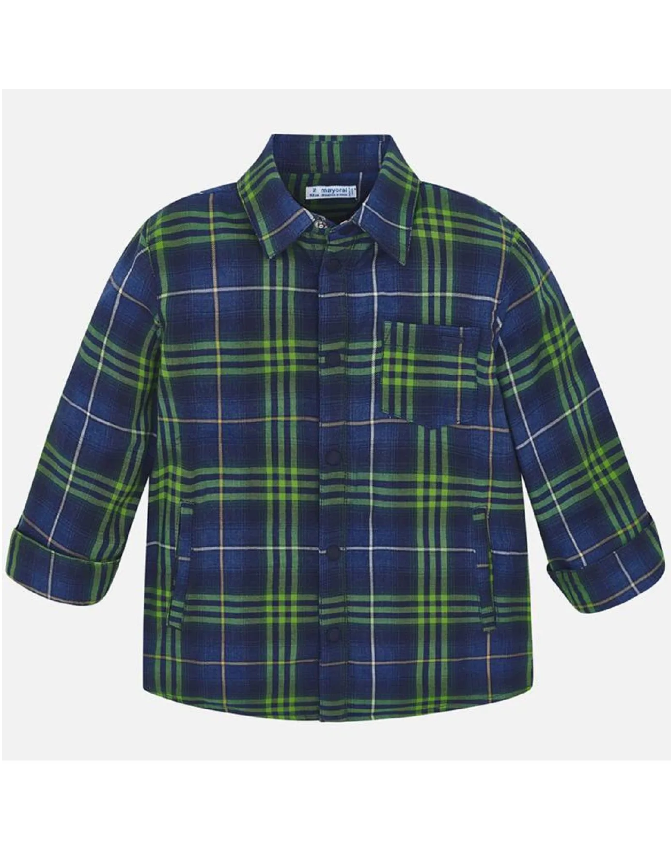 Mayoral Cypress Checked Overshirt