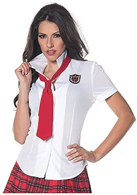 School Girl Women's Fitted Costume Shirt