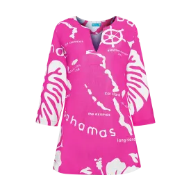 THE ARCHIPELAGO TUNIC- FUCHSIA