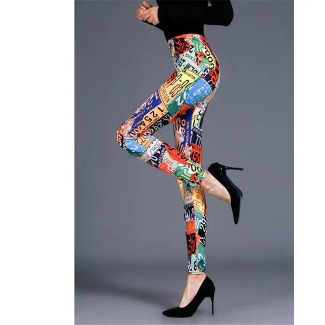 YSDNCHI High Waist Legging Breathable Slim Snake Printing Leggings Push Up Elastic Leggin Slim Ladies Trousers Stretch Legging