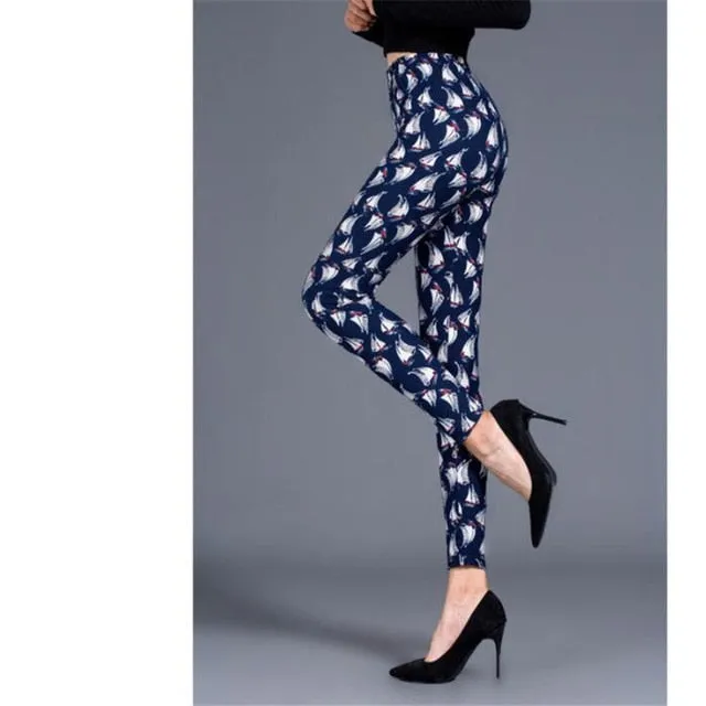 YSDNCHI High Waist Legging Breathable Slim Snake Printing Leggings Push Up Elastic Leggin Slim Ladies Trousers Stretch Legging