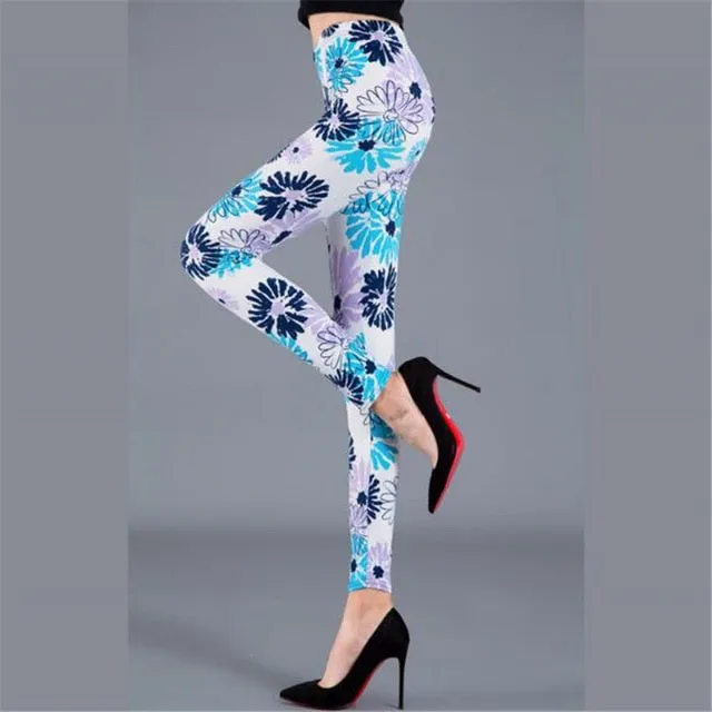 YSDNCHI High Waist Legging Breathable Slim Snake Printing Leggings Push Up Elastic Leggin Slim Ladies Trousers Stretch Legging